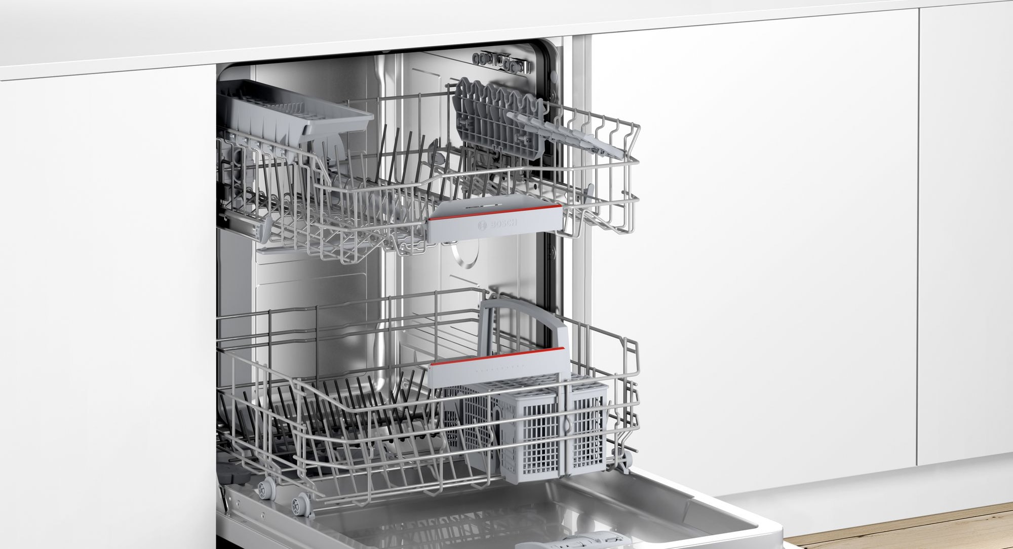 BOSCH SMI4HBS12E, Série 4, Silence Plus - Lave vaisselle encastrable 60