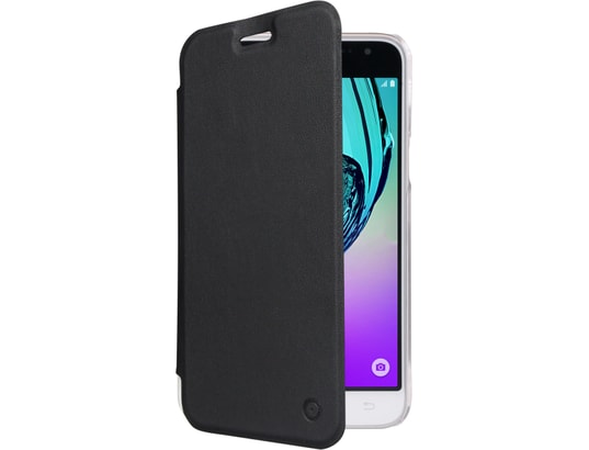 Etui MUVIT Etui Folio noir pour Samsung J3 2016 Pas Cher
