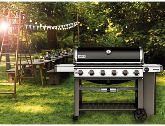 Barbecue gaz WEBER Genesis II E-610 GBS Black Pas Cher