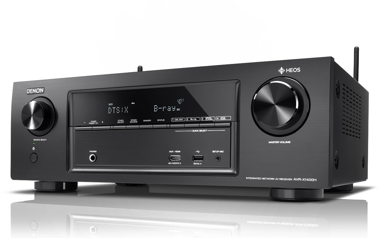 DENON AVR-X1400H AVアンプ HEOS対応 Amazon.co.jp: Denon AVレシーバー 7.2ch Dolby Atmos/DTS:X/HEOS機能