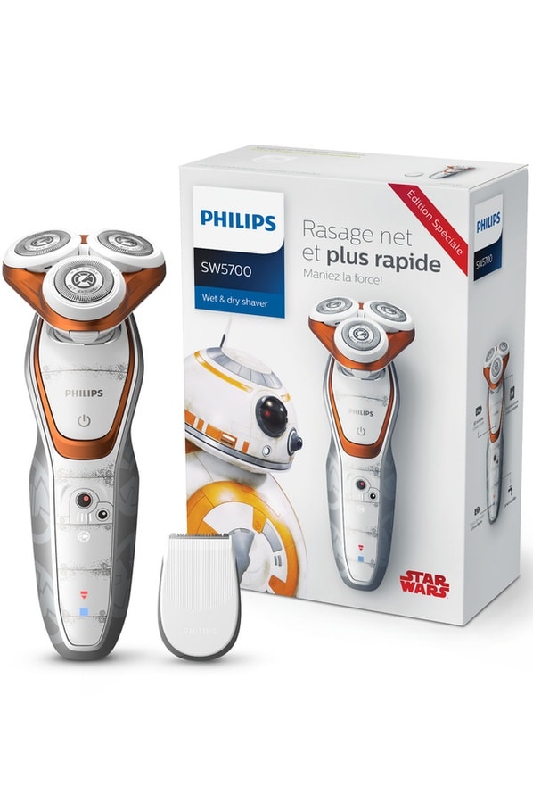 Rasoir electrique PHILIPS SW5700 07 Star Wars Shaver BB 8 Pas Cher UBALDI