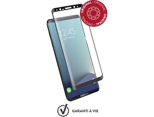 Film protection SAMSUNG Protège-écran verre trempé Galaxy S8 kit de