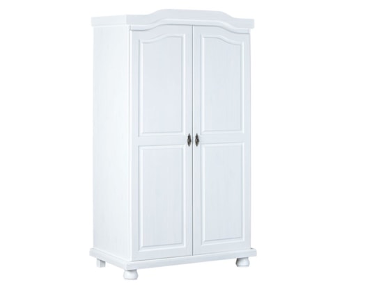 Armoire INTERLINK Hedda 2 Portes Blanc Pas Cher - UBALDI.com